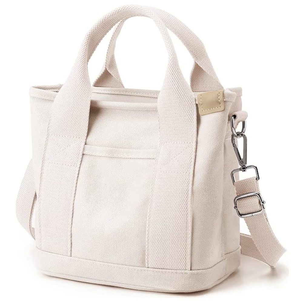 Small Tote Bag With Zier Tote Bag Canvas Crossbody Bag Shoulder C ;)